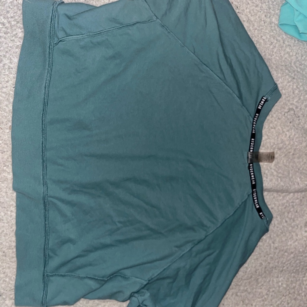Ryderwear Teal Crop Top